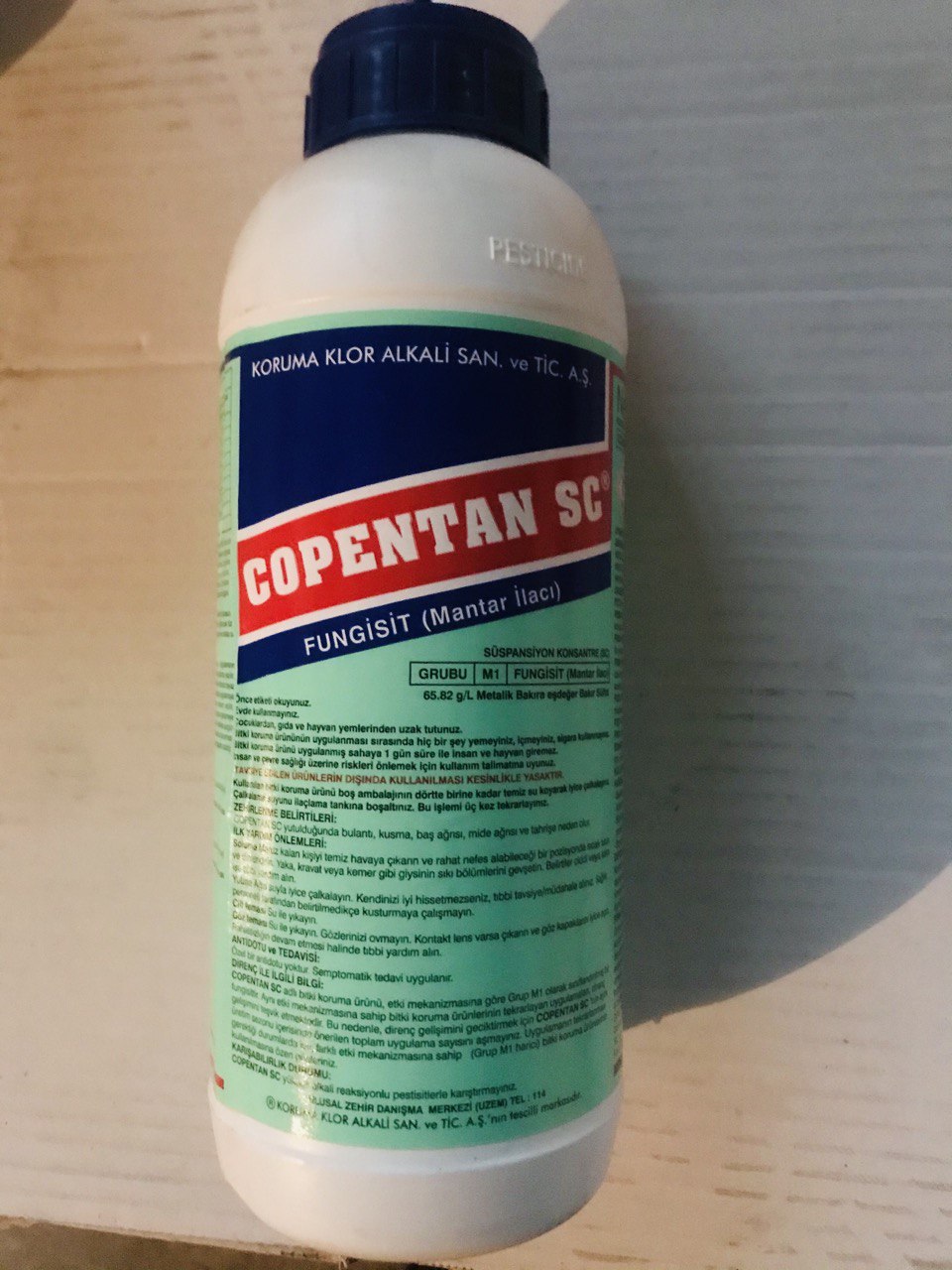 Copentan SC  / TÜRKİYƏ / KORUMA KLOR ALKALI / litr / 1.00 litr - thumbnail 1