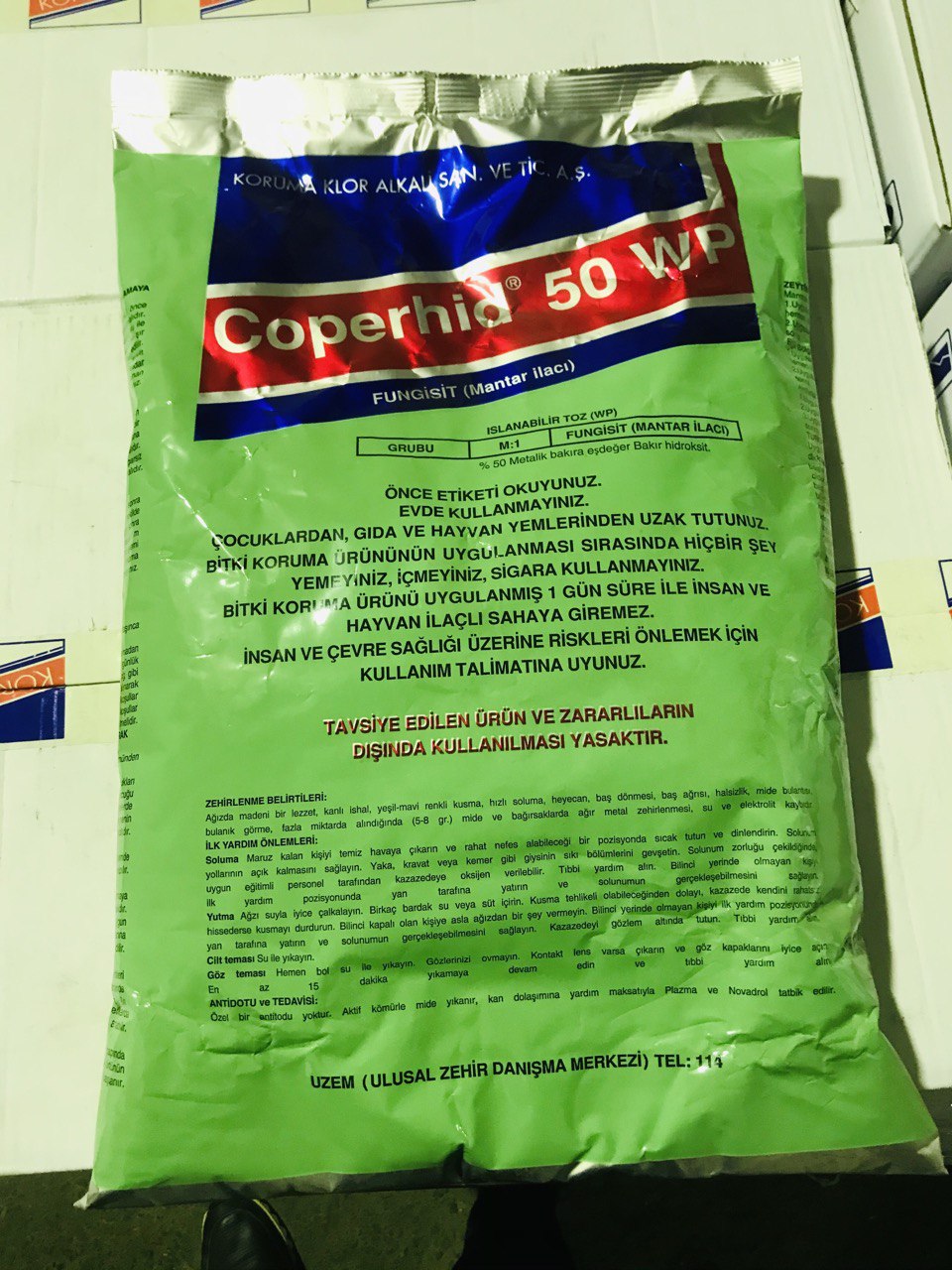 Coperhid 50 WP / TÜRKİYƏ / KORUMA KLOR ALKALI / kq / 2.50 kq - thumbnail 1