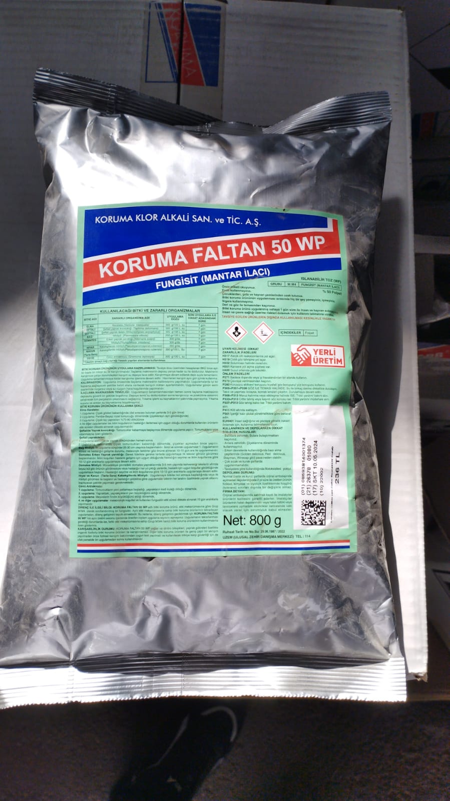 Koruma Faltan 50 Wp / TÜRKİYƏ / KORUMA KLOR ALKALI / kq / 0.80 kq - thumbnail 1