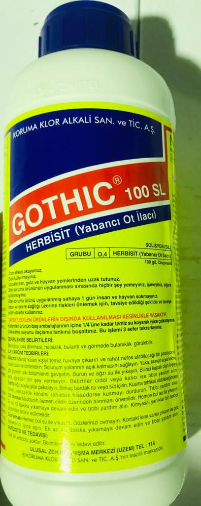 Gothic 100 SL / TÜRKİYƏ / KORUMA KLOR ALKALI / litr / 1.00 litr - thumbnail 1