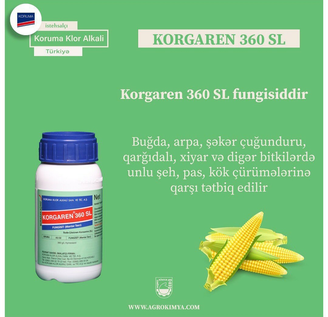Korgaren 360 SL / TÜRKİYƏ / KORUMA KLOR ALKALI / litr / 0.25 litr - thumbnail 1