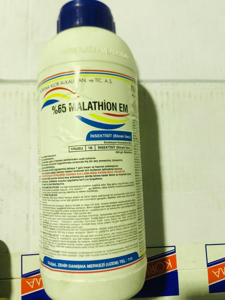 Malathion 65% EM / TÜRKİYƏ / KORUMA KLOR ALKALI / litr / 1.00 litr - thumbnail 1