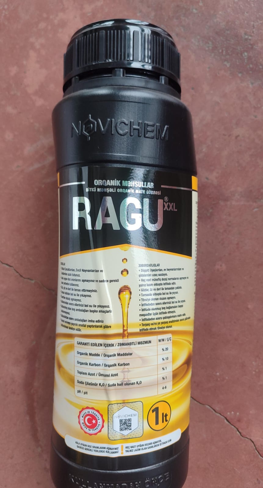 Ragu XXL-Türkiyə Terpublikası "Novichem Kimya" / 1 litr