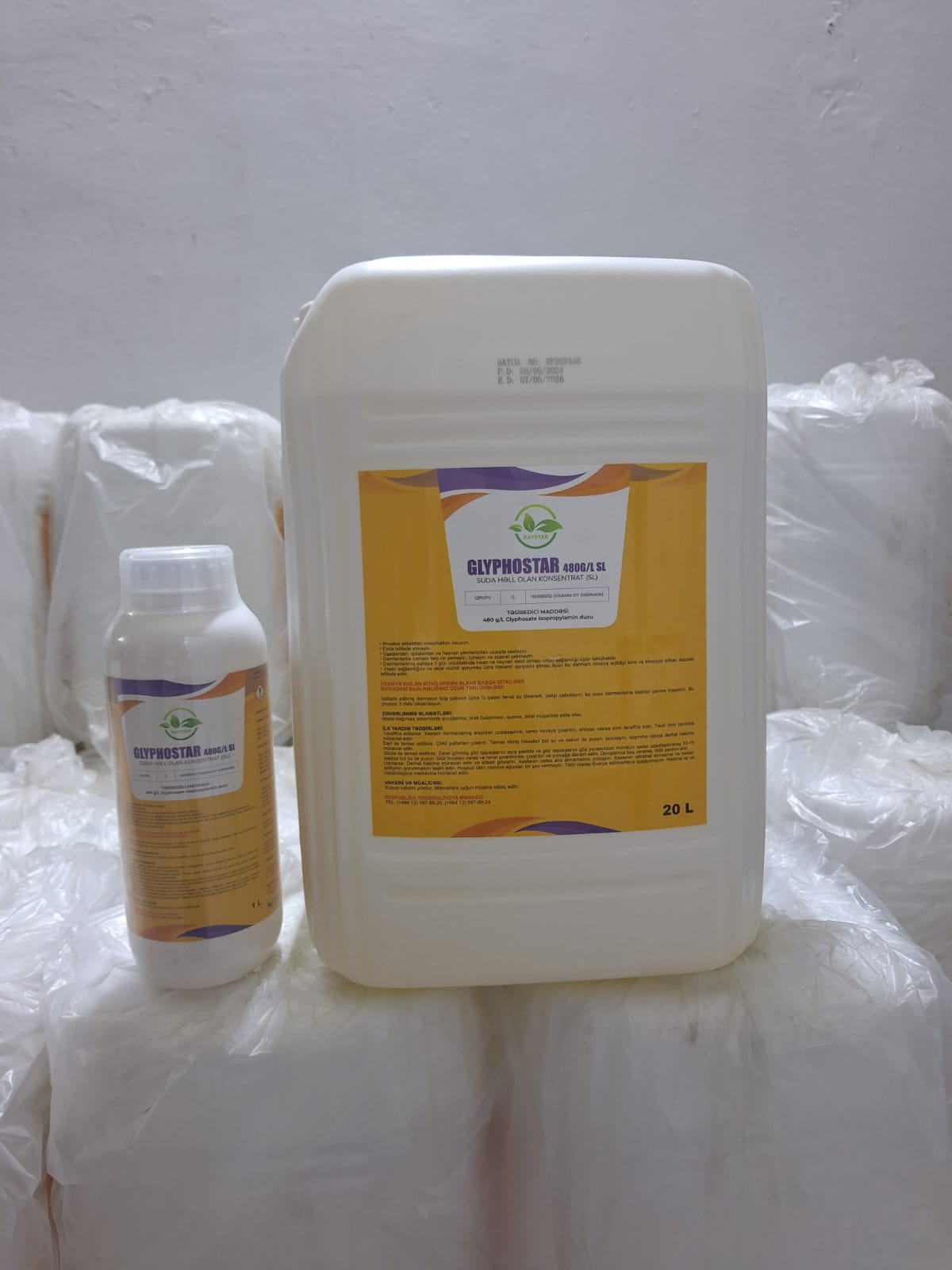 GlyphoStar 480 g/L SL-Hubei Raystar Biotechnology-Çin / 1 litr