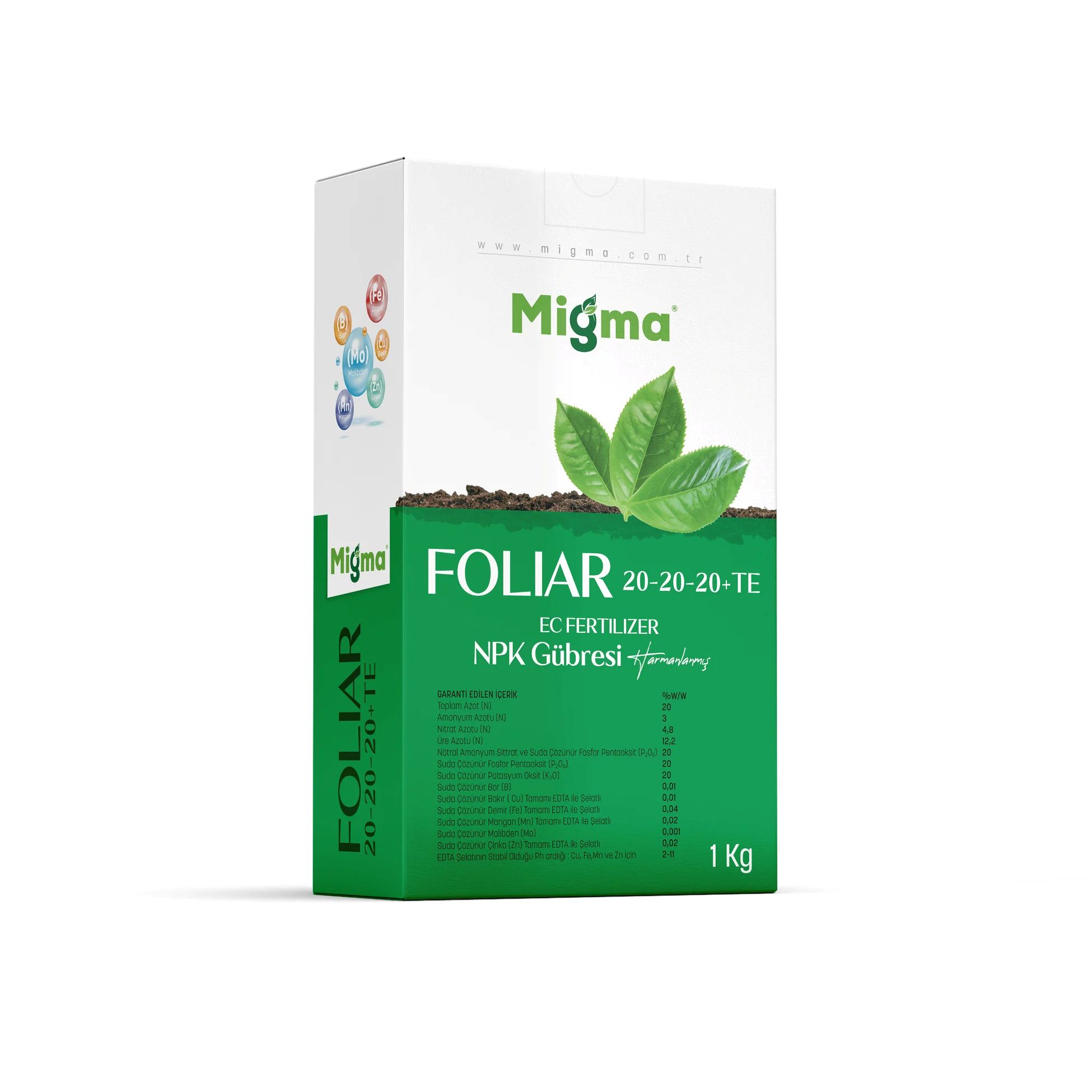 Migma Foliar 20-20-20+TE