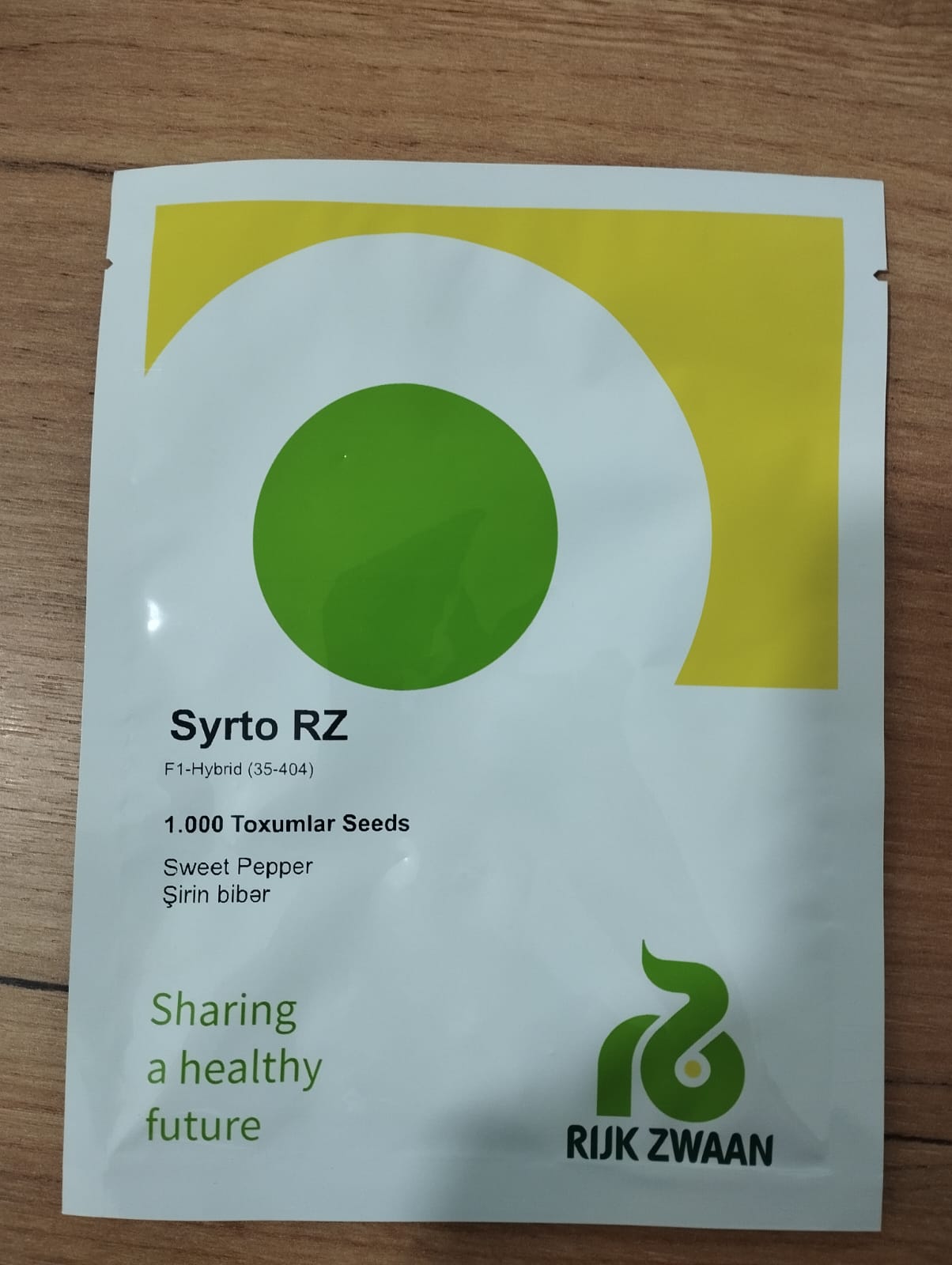 Syrto F1 Tezyetişən bibər / Rijk Zwaan 40 ədədli paket / 1 paket