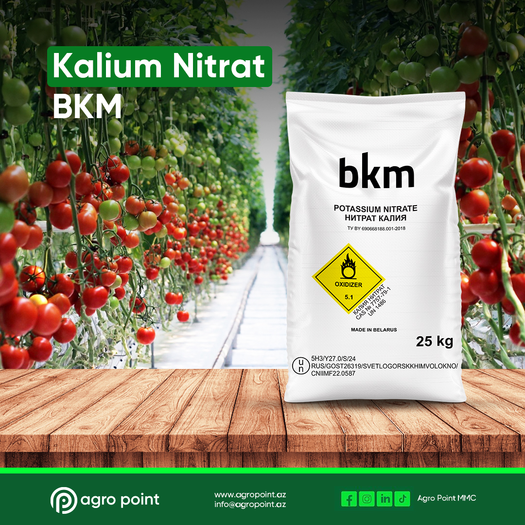 POTASSIUM NITRATE (НИТРАТ КАЛИЯ) 13.5-0-46-"BKM Şirkəti MMC"-Belarus Respublikası / 1 kq