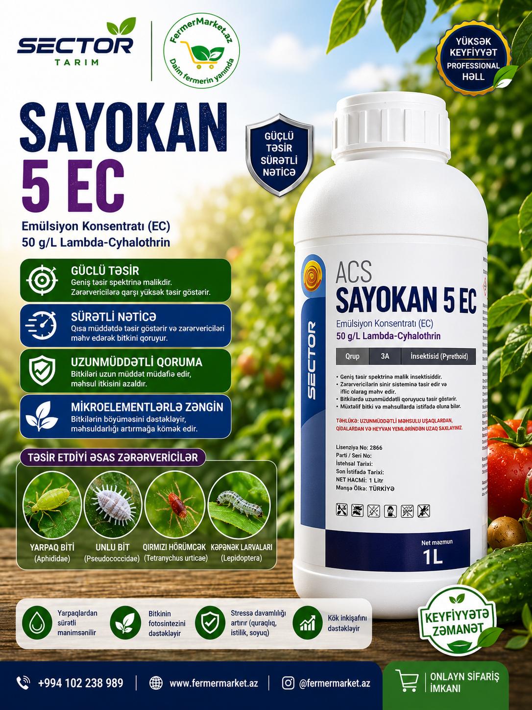 ACS Sayokan 5 EC-“Sector Tarım Kimya"-Türkiyə / 1 litr