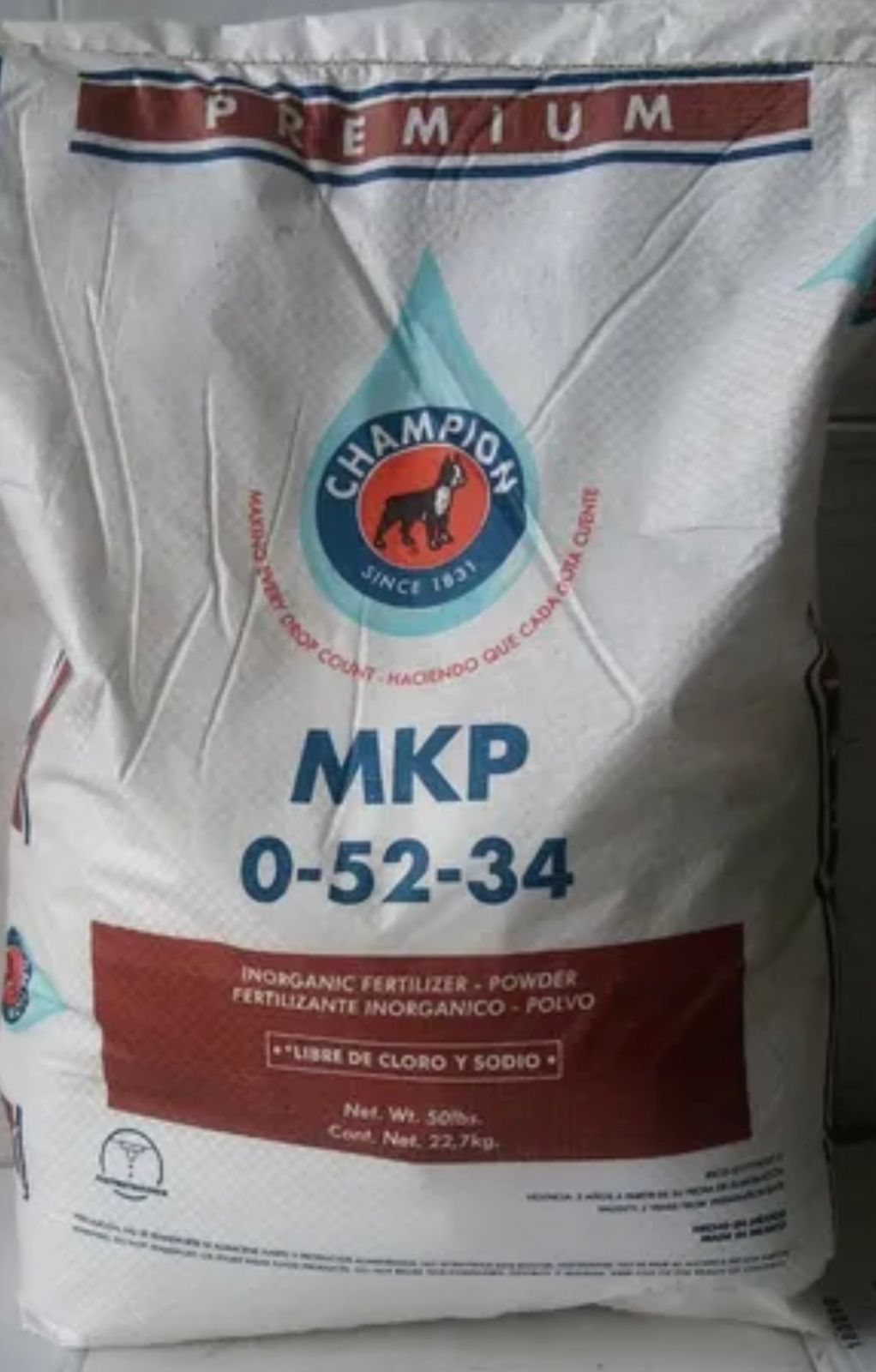 Champion MKP - "SQM Euro" - Belçika / 25 kq / 1 kq