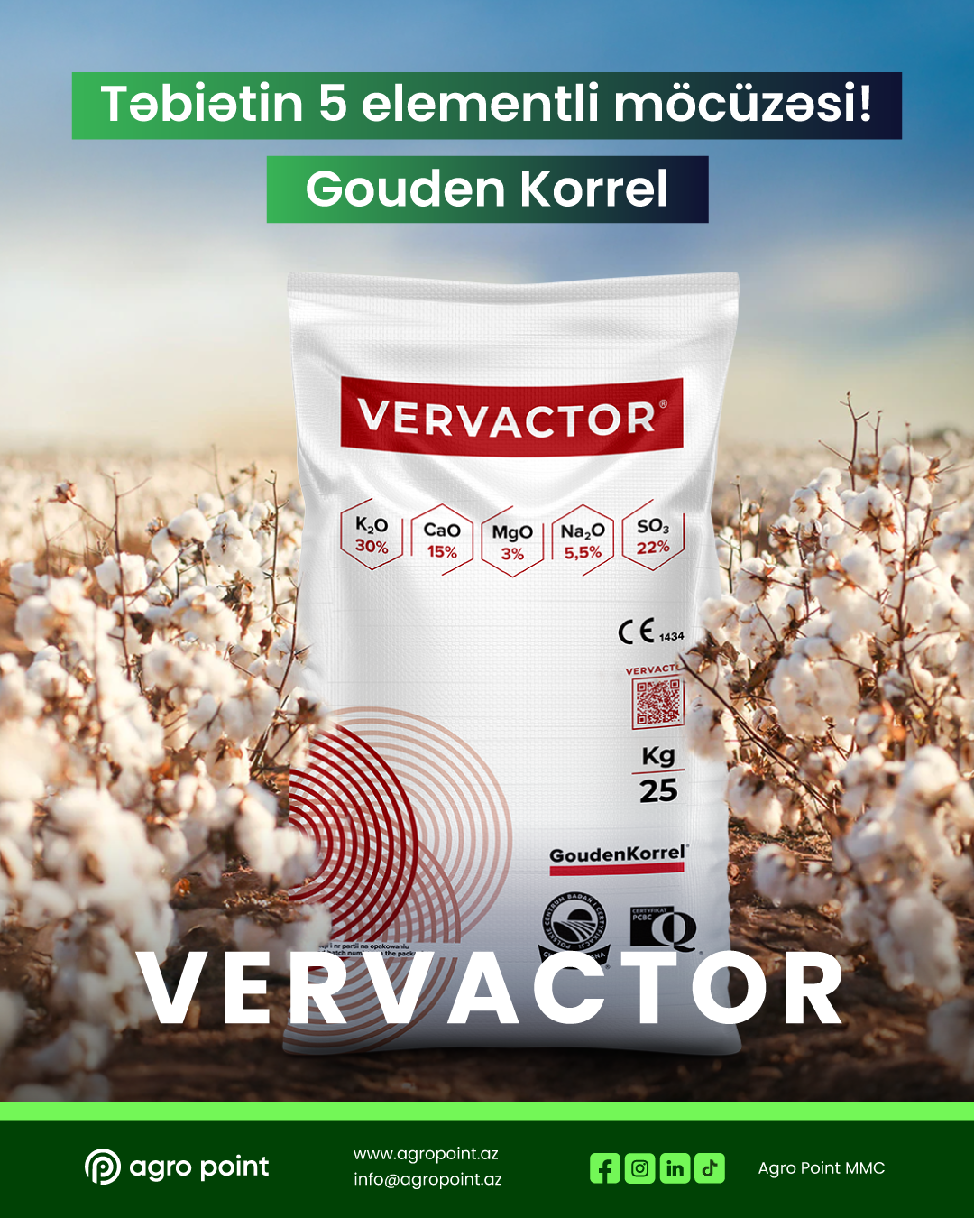 Vervactor - “GoudenKorrel S. A.” - Polşa Respublikası  / Polsa 2026 / 1 kq