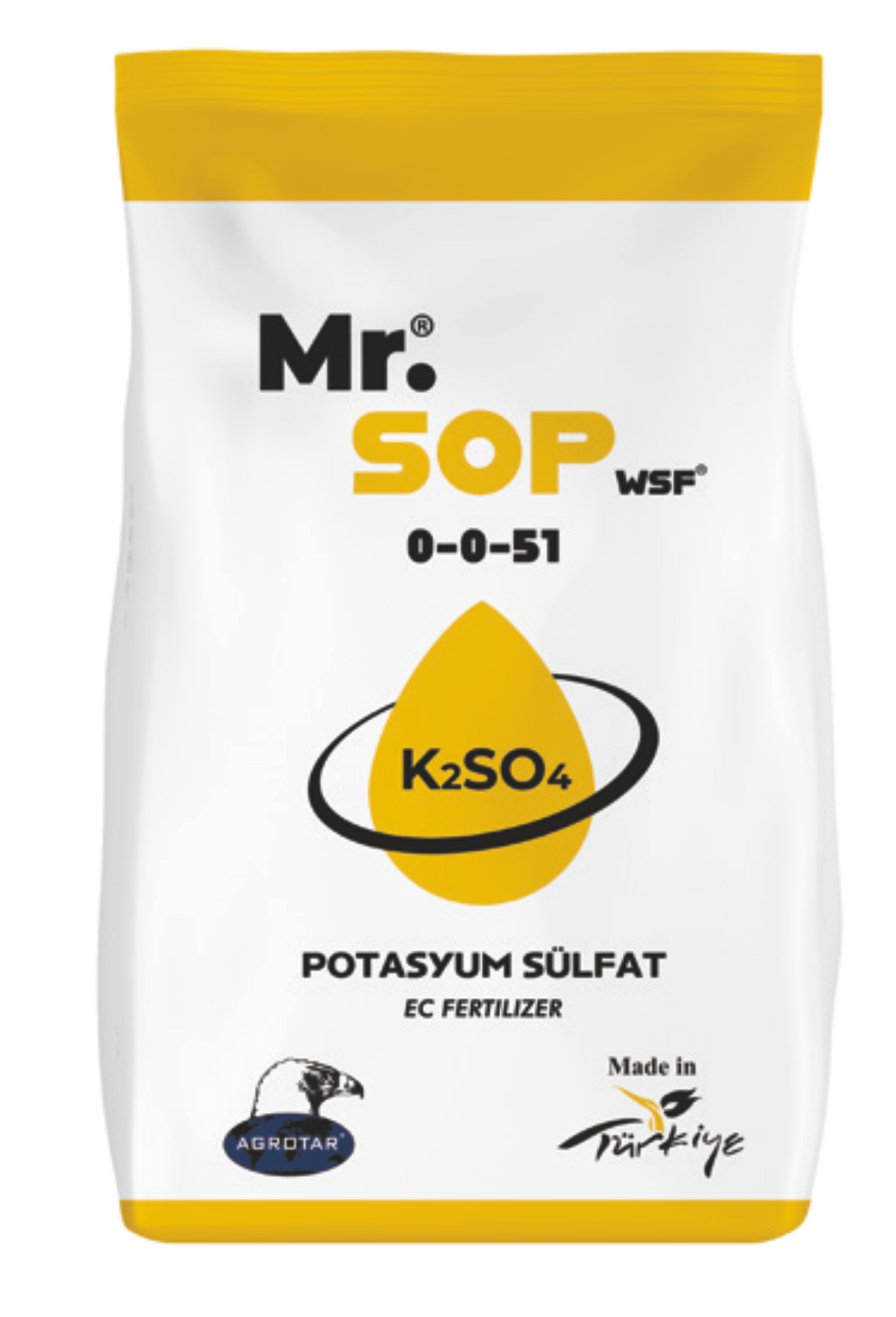 MR.SOP WSF 0-0-51 - AGROTAR ZİRAİ İLAÇLAR END.ÜRÜN.TARIM - Türkiyə / 25 kq