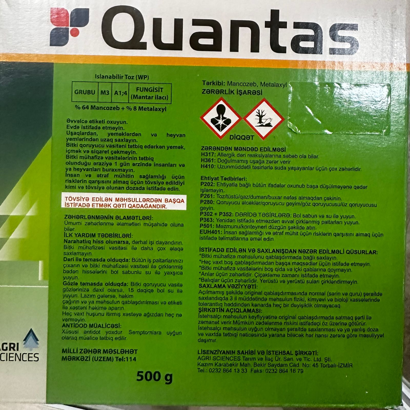 Quantas / 1 kq